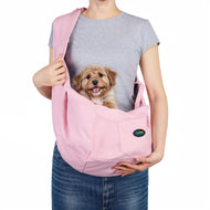 OWNPETS Pet Sling Carrier Bag Safe Fit 10~15lb Cats&Dogs Pink