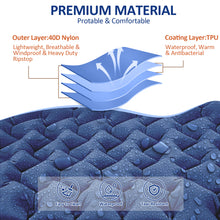 Load image into Gallery viewer, CAMULAND Sleeping Pad for Camping Backpacking Hiking 77.1" x 27.9" Self Inflating Mattress Ultralight Sleeping Mat Inflatable Air Bed
