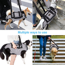 Load image into Gallery viewer, Ownpets Dog Sling Harness, Outdoor Sling Bag for Spine Protection, Whole Body Support, Support Vest to Assist Aged Dogs Size XL
