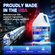 Load image into Gallery viewer, Hakuta EXTREMLY High-Density Fog Machine Fluid Made in USA, 1 Gallon High Output Long-Lasting Fog Juice,for 400-1500 Watt Water-Based Fog Machines,for Indoor and Outdoor Venues
