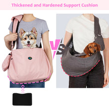 Load image into Gallery viewer, Ownpets Pink Pet Dog Sling Carrier Bag Adjustable Padded Strap Dog Hand Free Safe Mesh Pet Carrier for Size S/M Dog

