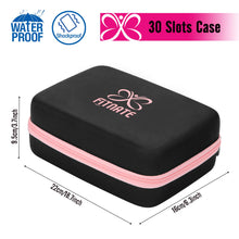 Load image into Gallery viewer, FITNATE Essential Oils Storage Case with Bottle Opener &amp; Young Living Labels 30 Bottle Capacity Pink
