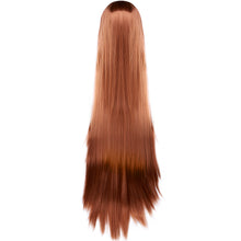 Load image into Gallery viewer, AGPtEK 40&quot; Straight Long Wig Synthetic Wig Part in the Middle Anime Costume for Party, Cosplay, Daily-Use and Festivals, Light Blonde
