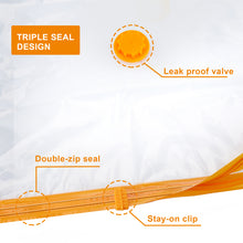 Load image into Gallery viewer, AGPtEK 10Pcs Large Vacuum Bags Set, Durable &amp; Reusable Storage Bags, Perfect Space-Saving Solution for Clothes, Blankets, Comforters, and More.（No Pump Included）, Size L

