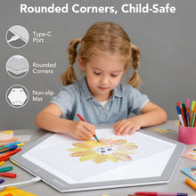 Load image into Gallery viewer, IMAGE 17.2×14.9 Inch Hexagon LED Light Box for Tracing, 3 Brightness Levels, Ideal Light Table for Creative Exploration: Drawing, Streaming, Sketching, Animation, Stenciling
