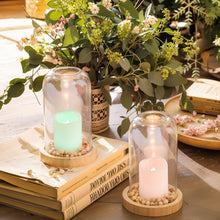 Load image into Gallery viewer, Flameless Votive Candles, IMAGE RGB &amp; White Light LED Candles, Battery Operated, 270 Hours Long Lasting Flickering Tea Lights, Remote Timer for Christmas Halloween Decor, 1.5 x 2 Inch, 12 Pack
