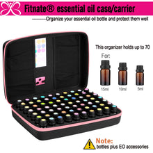 Load image into Gallery viewer, Essential Oils Storage 70 Bottles with Case Pink
