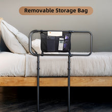 Load image into Gallery viewer, Adjustable Bed Rails for Elderly Adults – Bed Assist Rail with Non-Slip Handle, Storage Pocket, and Non-Slip Base, Fits King, Queen, Full, and Twin Beds, Supports up to 300lbs, Easy Tool-Free Assembly
