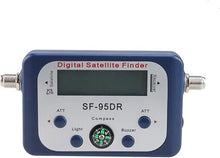 Load image into Gallery viewer, AGPtek Digital Satellite Signal Finder Meter with Compass and Audio Tone for Dish Network Directv FTA Blue
