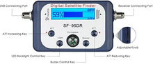 Load image into Gallery viewer, AGPtek Digital Satellite Signal Finder Meter with Compass and Audio Tone for Dish Network Directv FTA Blue
