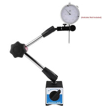 Load image into Gallery viewer, FITNATE Metal Magnetic Base Flexible and Strong Magnetic Stand for 3/8 inches Digital Dial Test Indicator Gauge 132lbs Max Pull
