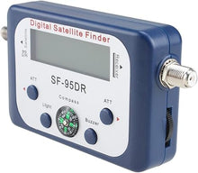 Load image into Gallery viewer, AGPtek Digital Satellite Signal Finder Meter with Compass and Audio Tone for Dish Network Directv FTA Blue
