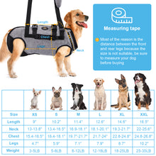 Load image into Gallery viewer, Pet Lift Harness Legs Support &amp; Rehabilitation Dog Carry Sling Hanging Hammock, Adjustable Vest for Old, Disabled Dogs with Joint Injuries, Arthritis, Loss of Stability, XXL
