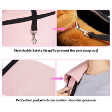 Load image into Gallery viewer, Ownpets Pink Pet Dog Sling Carrier Bag Adjustable Padded Strap Dog Hand Free Safe Mesh Pet Carrier for Size S/M Dog
