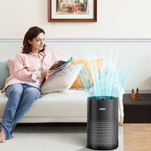Load image into Gallery viewer, FITNATE Air Purifiers for Home Large Room Up to 1076 Ft² with Aromatherapy, Quiet Air Cleaner for Smoke Dust Pollen Pet Dander Odor, Black
