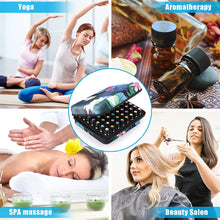Load image into Gallery viewer, FITNATE Essential Oil Storage, Lotus 56 Bottles Essential Oil Case Shockproof Holding for Young Living Oils
