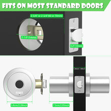 Load image into Gallery viewer, Smart Biometric Door Lock Fingerprint Door knob with App Control for Bedroom,Home,Hotel,Office, Silver
