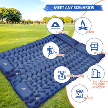 Load image into Gallery viewer, CAMULAND Sleeping Pad for Camping Backpacking Hiking 77.1" x 27.9" Self Inflating Mattress Ultralight Sleeping Mat Inflatable Air Bed
