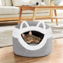 Load image into Gallery viewer, Ownpets Cat Bed, 3-in-1 Detachable Cat Houses for Indoor Cats, Cozy Cat Bed with Soft Cushion
