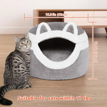 Load image into Gallery viewer, Ownpets Cat Bed, 3-in-1 Detachable Cat Houses for Indoor Cats, Cozy Cat Bed with Soft Cushion
