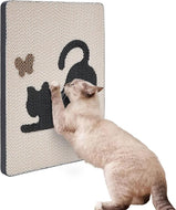 Ownpets Wall Cat Scratcher, Vertical Cat Scratching Board, Wall Mounted Cat Scratch Pad for Wall, Glass, Wood, and Tile