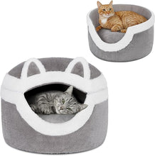 Load image into Gallery viewer, Ownpets Cat Bed, 3-in-1 Detachable Cat Houses for Indoor Cats, Cozy Cat Bed with Soft Cushion
