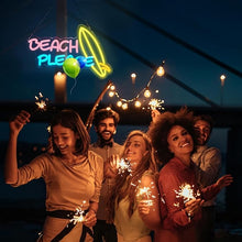 Load image into Gallery viewer, FITNATE Beach Neon Sign, Dimmable Neon LED Light Sign for Wall Decor, Bedroom Living Room Bar and Party Decor
