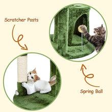Load image into Gallery viewer, Ownpets 52” Tall Cactus Cat Tree Large Multi-Level Cute Cat Tower with Padded Top Perch for Indoor Cats
