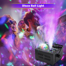 Load image into Gallery viewer, Hakuta 1500W Vertical Fog Machine with 18 LED Lights, Disco Ball with dry burn protection, for Halloween, Wedding, Disco Club, Christmas ,Party, DJ Performance
