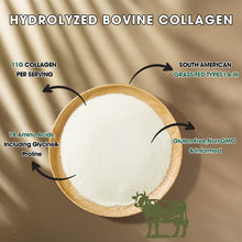 Load image into Gallery viewer, Livinganic Hydrolyzed Bovine Collagen,15.9oz Types I &amp; III, Grass-Fed, Pasture-Raised Protein, Zero Sugar Supplement for Healthy Skin, Nails, Bones &amp; Joints Unflavored 41 Servings
