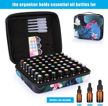 Load image into Gallery viewer, FITNATE Essential Oil Storage, Lotus 56 Bottles Essential Oil Case Shockproof Holding for Young Living Oils
