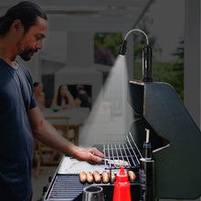 Load image into Gallery viewer, IMAGE Rechargeable Grill Lights Magnetic BBQ Grill Light with Ultra-Bright LED Lights and 3W Side Light, 360 Degrees Flexible Gooseneck Adjustable BBQ Grill Lights for Any Gas Charcoal Electric Grill 2 Packs

