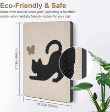 Load image into Gallery viewer, Ownpets Wall Cat Scratcher, Vertical Cat Scratching Board, Wall Mounted Cat Scratch Pad for Wall, Glass, Wood, and Tile
