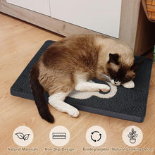 Load image into Gallery viewer, Ownpets Wall Cat Scratcher, Cute Vertical Cat Scratching Board, Wall Mounted Cat Scratch Pad for Wall, Glass, Wood, and Tile , Black
