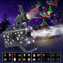 Load image into Gallery viewer, Hakuta Upgraded 800W Snow Machine with 8 LED RGB Lights 900ml Large Capacity Tank,with LED Projection, 2 Wireless Remotes,for Christmas, Halloween, Parties, Wedding and DJ Stage
