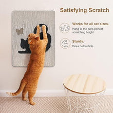 Load image into Gallery viewer, Ownpets Wall Cat Scratcher, Vertical Cat Scratching Board, Wall Mounted Cat Scratch Pad for Wall, Glass, Wood, and Tile
