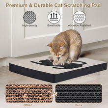 Load image into Gallery viewer, Ownpets Wall Cat Scratcher, Vertical Cat Scratching Board, Wall Mounted Cat Scratch Pad for Wall, Glass, Wood, and Tile
