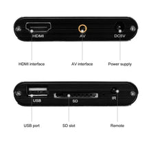 Load image into Gallery viewer, 4K Media Player with Remote Control, Digital MP4 Player, Aluminum Alloy Full HD Video Player 4K Streaming Media Player For Home US Plug
