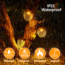 Load image into Gallery viewer, IMAGE 2 Pcs Solar Lanterns Outdoor Lights with White and Warm Yellow Light, Hanging Solar Lights Outdoor Waterproof Yard Pathway Porch Trees Decor
