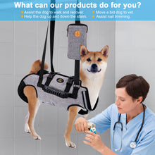 Load image into Gallery viewer, Ownpets Dog Sling Harness, Outdoor Sling Bag for Spine Protection, Whole Body Support, Support Vest to Assist Aged Dogs Size XL
