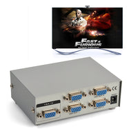 IMAGE 1 PC to 4 Monitors Splitter Box VGA/SVGA LCD CRT 4 Port Video
