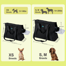 Load image into Gallery viewer, Ownpets Small Dog Pet Purse Carrier for Travel Vet Shopping, Up to14 lbs
