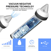 Load image into Gallery viewer, Household Electric Blackhead Dirt Removal Machine, Household Vacuum Suction Wrinkle Removal Skin Tightening Massager with 4 Suction Heads
