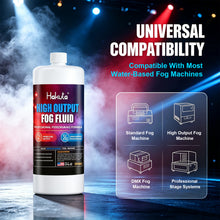 Load image into Gallery viewer, Hakuta High Density Fog Machine Fluid 32oz,Water Based Fog Juice F Safe for Outdoor and Indoor Use, Universal Compatibility With Standard Fog Machines, Medium Density Long-Lasting Fog Effect Visit the HAKUTA Store
