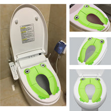 Load image into Gallery viewer, Portable Reusable Potty Training Seat Cover Upgrade Folding Large Non-Slip Pads With Carry Bags for Kids Toddlers
