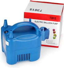 Load image into Gallery viewer, 680W High Power Two Nozzle High Power Electric Balloon Inflator Pump Portable Blue Air Blower,Inflate in One Second
