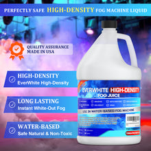 Load image into Gallery viewer, Hakuta High-Density Fog Machine Fluid, 1Gallon High Output Long-Lasting Fog Juice Produces White-Out Conditions for 400-1500 Watt Water-Based Fog Machines  for Indoor and Outdoor Venues Made in USA
