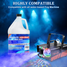 Load image into Gallery viewer, Hakuta High-Density Fog Machine Fluid, 1Gallon High Output Long-Lasting Fog Juice Produces White-Out Conditions for 400-1500 Watt Water-Based Fog Machines  for Indoor and Outdoor Venues Made in USA
