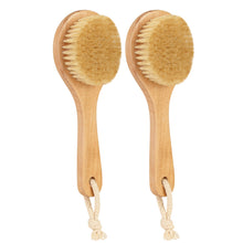 Load image into Gallery viewer, FITNATE 2 Pack Shower Brush Wet and Dry Brushing, Body Scrubber for Bath Shower Lymphatic Drainage and Cellulite Scrubber
