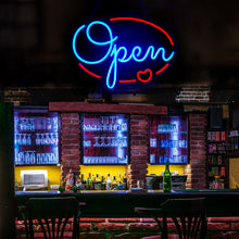 Load image into Gallery viewer, FITNATE Open Sign for Business, 16&quot;x 12&quot; Brightness Adjustable Ultra Neon Open Sign USB Powered for Window Bar Store Party Decor
